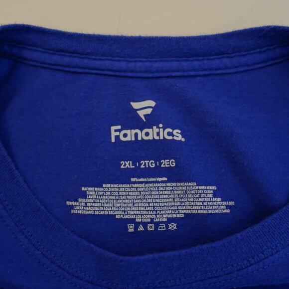 Fanatics 2XL Blue Stanley Cup Lightning 2020 2021 T-Shirt Cup Boat Parade Repeat - Picture 6 of 6